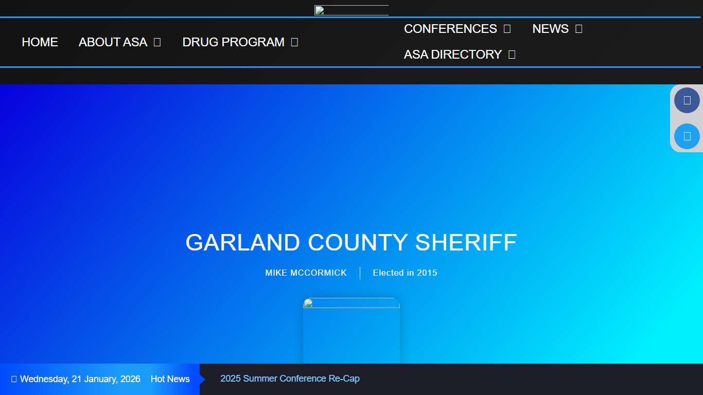 GARLAND COUNTY SHERIFF – Arkansas Sheriff Association